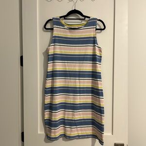 Joules Multicolor Striped Dress GUC US 10 / UK 14